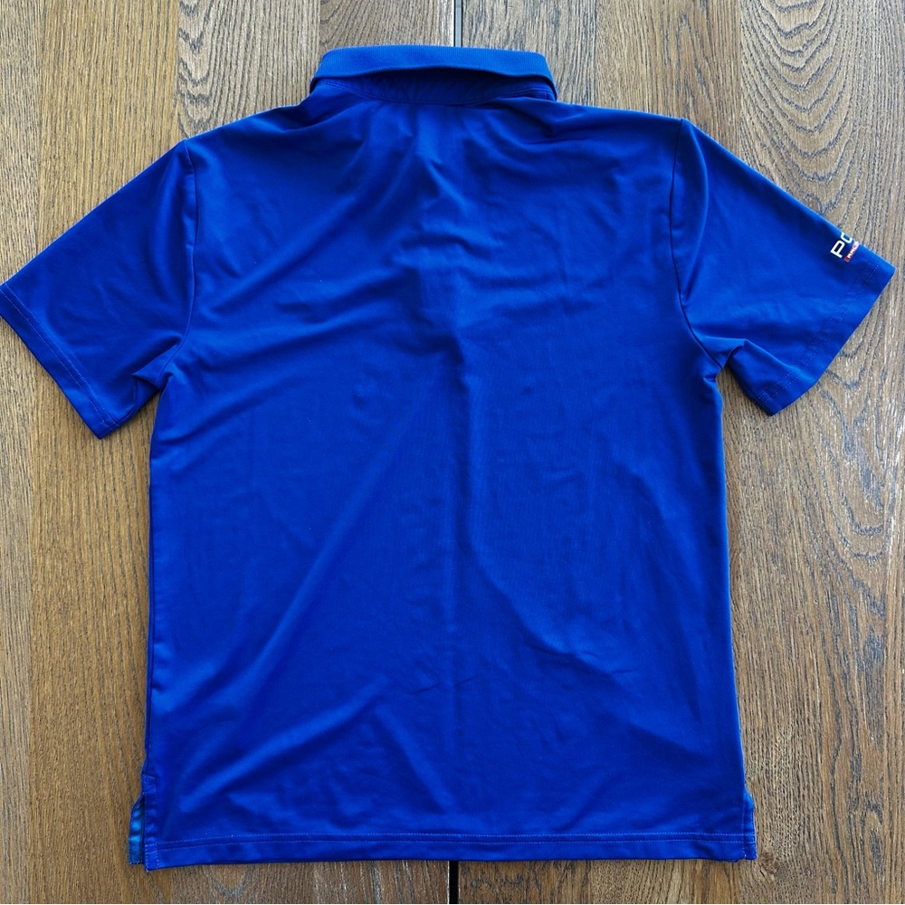 Polo by Ralph Lauren Blue Short-Sleeve Performance Polo Red Logo Boys Size M - Picture 7 of 16